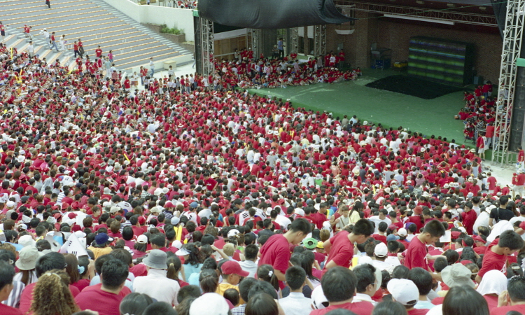 2002.06.22 월드컵8강전경기 노천강당 응원전